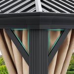 Double-Roof Hardtop Gazebo