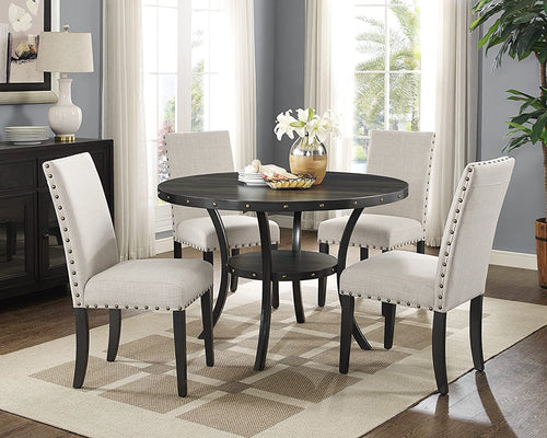 5-Piece Round Dining Table