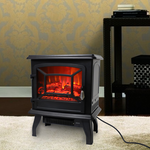 Electric Fireplace Stove with Adjustable Heat & Flame Modes
