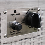 28" Outdoor Propane Gas Fire Pit Table with Slat Top